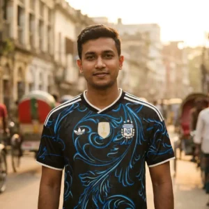 Argentina Away kit player version Jersey in Bangladesh
