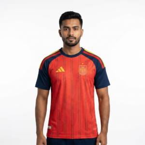 Spain Home Player Version Jersey